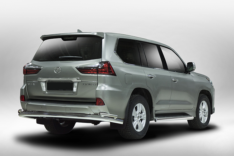 ЗАЩИТА ЗАДНЯЯ ДВОЙНАЯ D76/42 LEXUS LX 2015