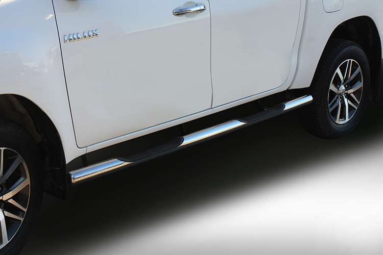 ПОРОГИ С ПРОСТУПЯМИ D76 TOYOTA HILUX 2015