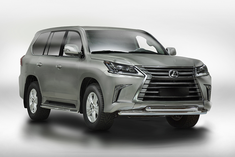 ЗАЩИТА ПЕРЕДНЯЯ ДВОЙНАЯ D76/60 LEXUS LX 2015
