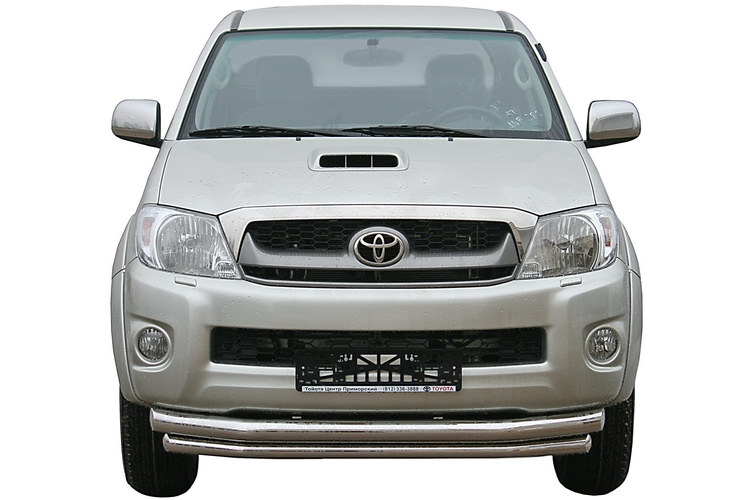 ЗАЩИТА ПЕРЕДНЯЯ ДВОЙНАЯ D76/60 TOYOTA HILUX 2008