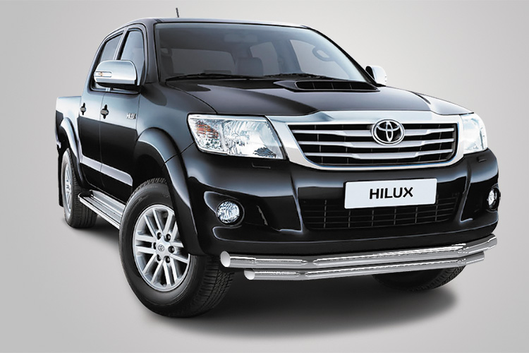 ЗАЩИТА ПЕРЕДНЯЯ ДВОЙНАЯ D76/60 TOYOTA HILUX 2011