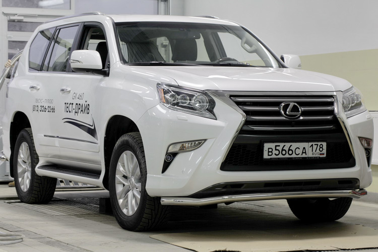 ЗАЩИТА ПЕРЕДНЯЯ "ВОЛНА" D60 LEXUS GX 460 2013