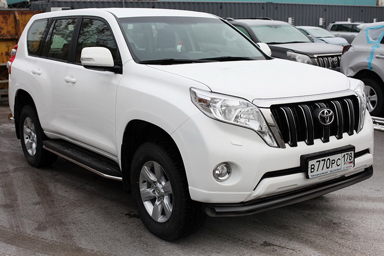 ЗАЩИТА ПЕРЕДНЯЯ D76 ЧЕРНАЯ TOYOTA LAND CRUISER 150
