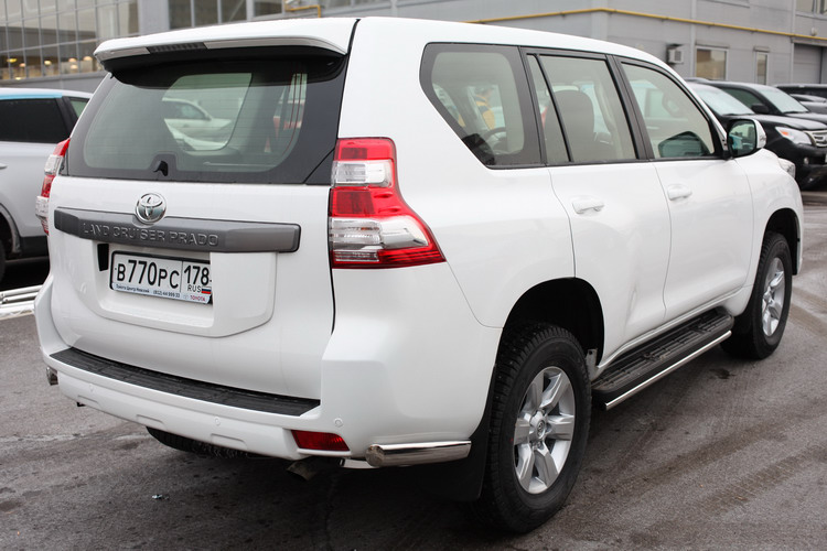 ЗАЩИТА ЗАДНЯЯ "УГОЛКИ" ОВАЛЬНЫЕ 75Х42 TOYOTA LAND CRUISER 150