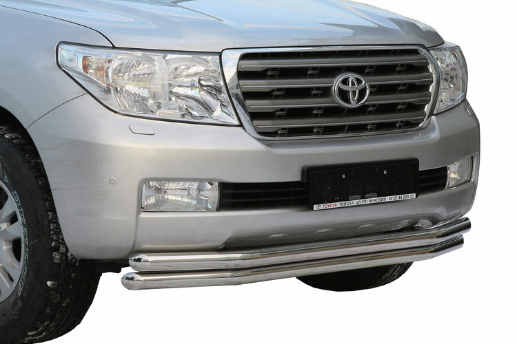 ЗАЩИТА ПЕРЕДНЯЯ ДВОЙНАЯ D60/60 TOYOTA LAND CRUISER 200 2007
