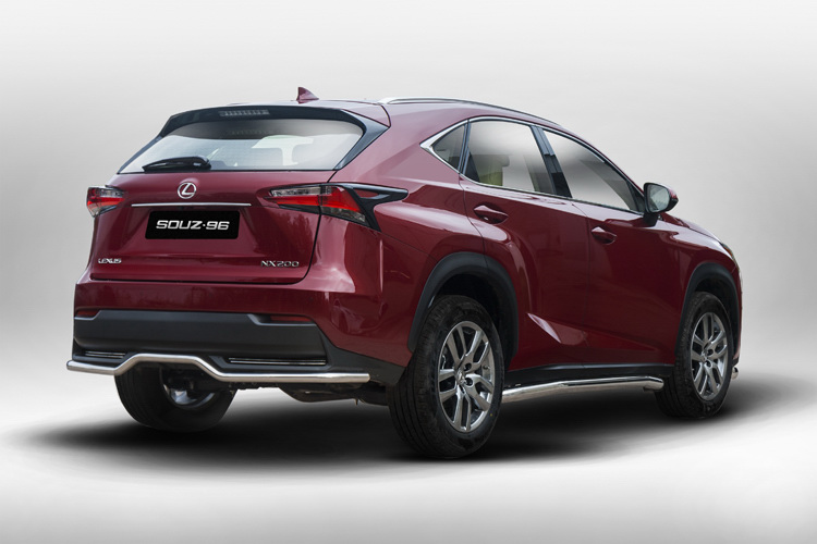 ЗАЩИТА ЗАДНЯЯ D42(ОДНА ВЫХЛОПНАЯ ТРУБА) LEXUS NX 2014