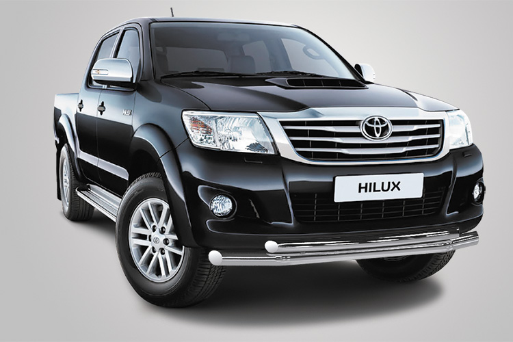 ЗАЩИТА ПЕРЕДНЯЯ ДВОЙНАЯ D76/60 TOYOTA HILUX 2011