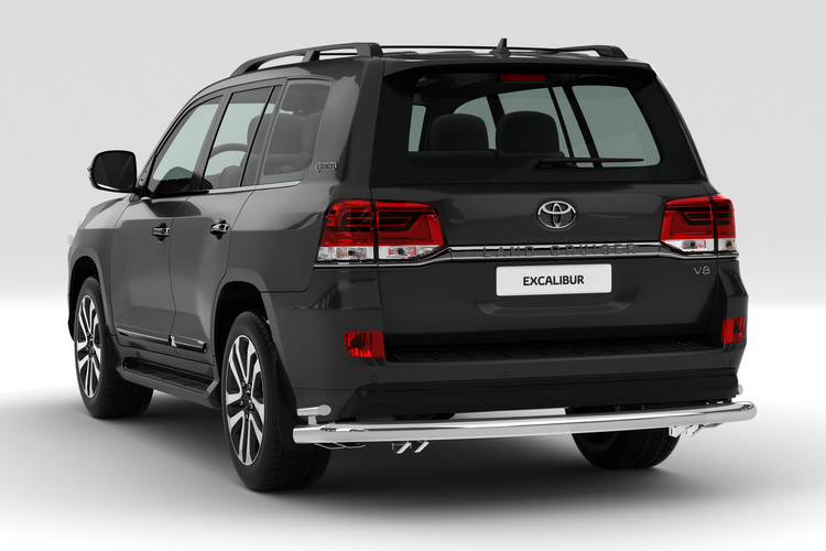 ЗАЩИТА ЗАДНЯЯ ДВОЙНАЯ D76/42 TOYOTA LAND CRUISER 200 EXCALIBUR 2017