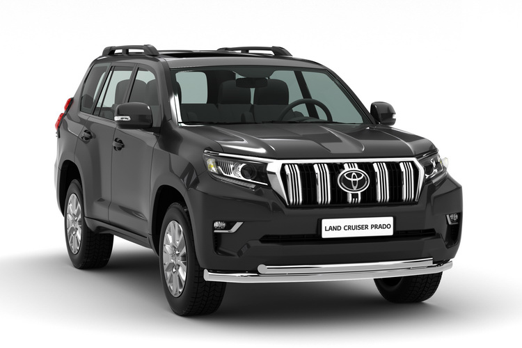 ЗАЩИТА ПЕРЕДНЯЯ ДВОЙНАЯ D76/60 TOYOTA LAND CRUISER 150 2017