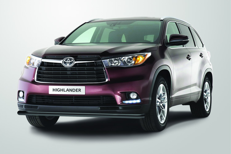 ЗАЩИТА ПЕРЕДНЯЯ D60 ЧЕРНАЯ TOYOTA HIGHLANDER 2013