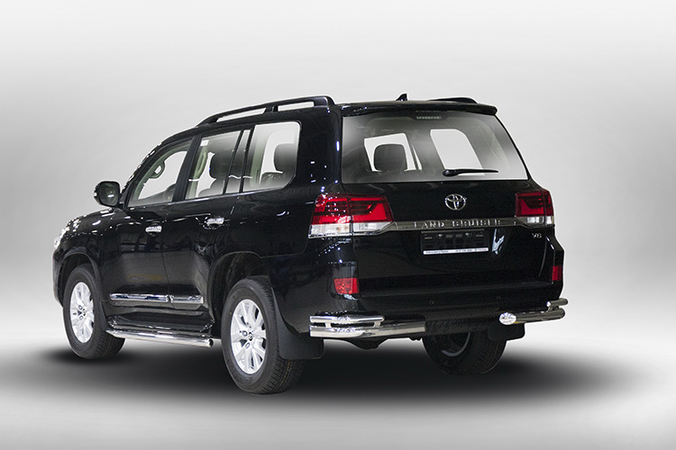 ЗАЩИТА ЗАДНЯЯ "УГОЛКИ" ДВОЙНЫЕ D76/42 TOYOTA LAND CRUISER 200 2015