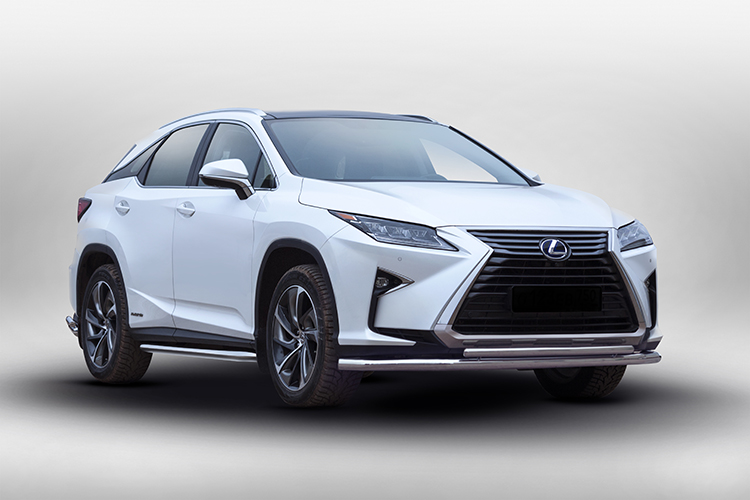 ЗАЩИТА ПЕРЕДНЯЯ D60/42 ДВОЙНАЯ LEXUS RX 2015