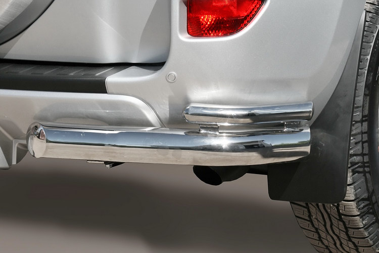 ЗАЩИТА ЗАДНЯЯ "УГОЛКИ" ДВОЙНЫЕ D76/42 TOYOTA RAV4 2010