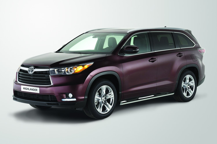 ПОРОГИ D76 TOYOTA HIGHLANDER 2013