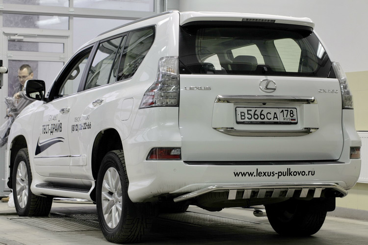 ЗАЩИТА ЗАДНЯЯ D42 LEXUS GX 460 2013