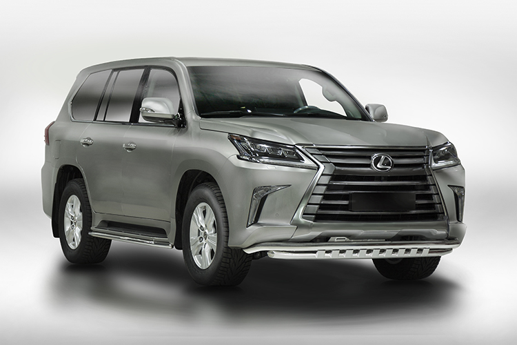 ЗАЩИТА ПЕРЕДНЯЯ С ДЕКОР. ЭЛЕМ. D60/60 LEXUS LX 2015