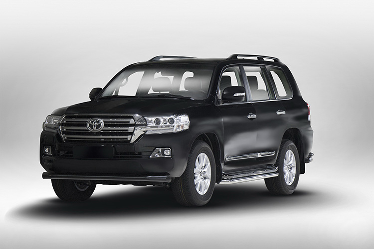 ЗАЩИТА ПЕРЕДНЯЯ D76 ЧЕРНАЯ TOYOTA LAND CRUISER 200 2015