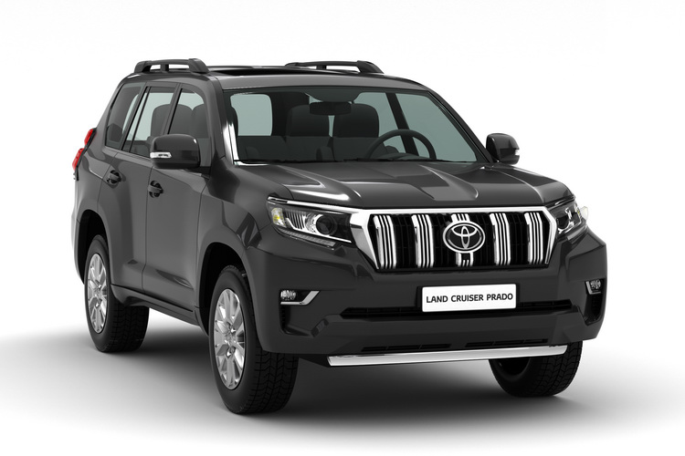 ЗАЩИТА ПЕРЕДНЯЯ ОВАЛЬНАЯ 75X42 TOYOTA LAND CRUISER 150 2017