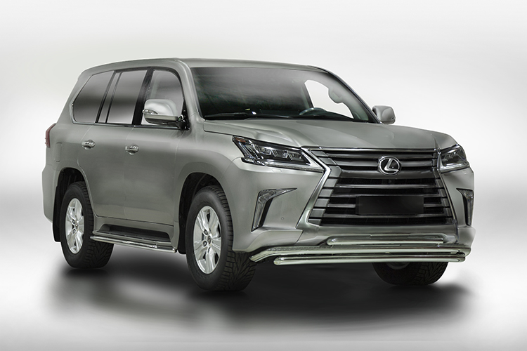 ЗАЩИТА ПЕРЕДНЯЯ ТРОЙНАЯ D60/60/42 LEXUS LX 2015