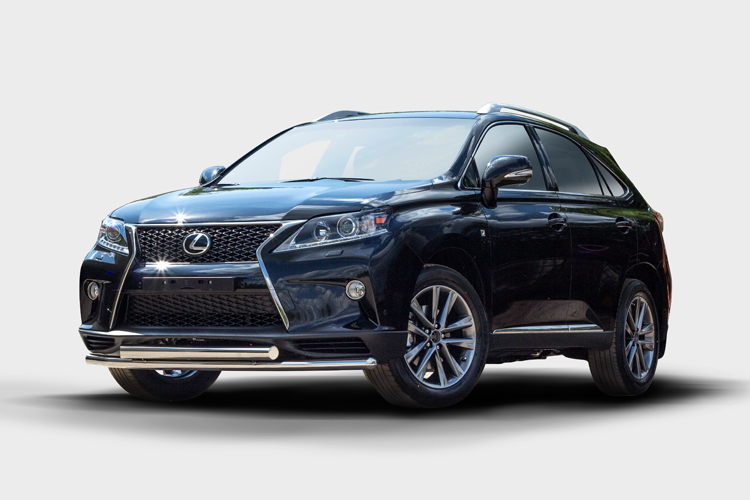 ЗАЩИТА D60 / ОВАЛЬНАЯ 75Х42 ДВОЙНАЯ LEXUS RX 2012