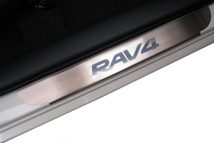 НАКЛАДКИ НА ВНУТРЕННИЕ ПОРОГИ (4 ШТ) TOYOTA RAV4 2010