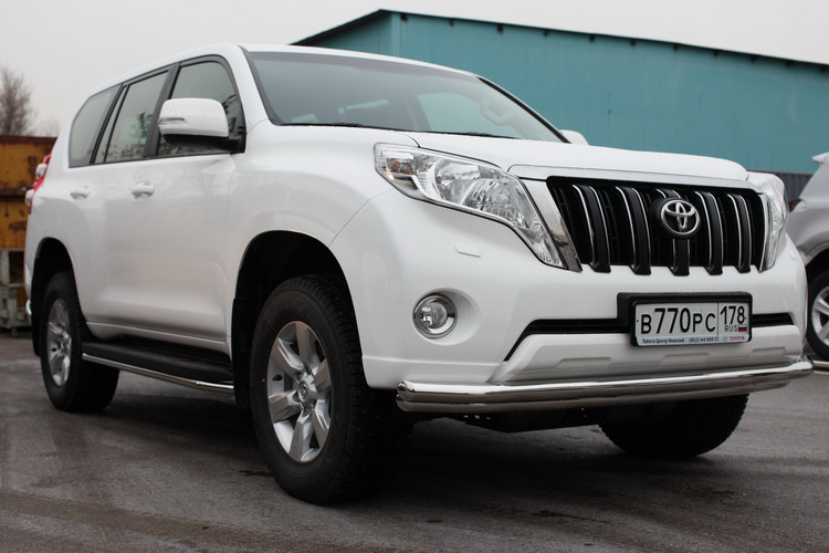ЗАЩИТА ПЕРЕДНЯЯ ДВОЙНАЯ D60/60 TOYOTA LAND CRUISER 150