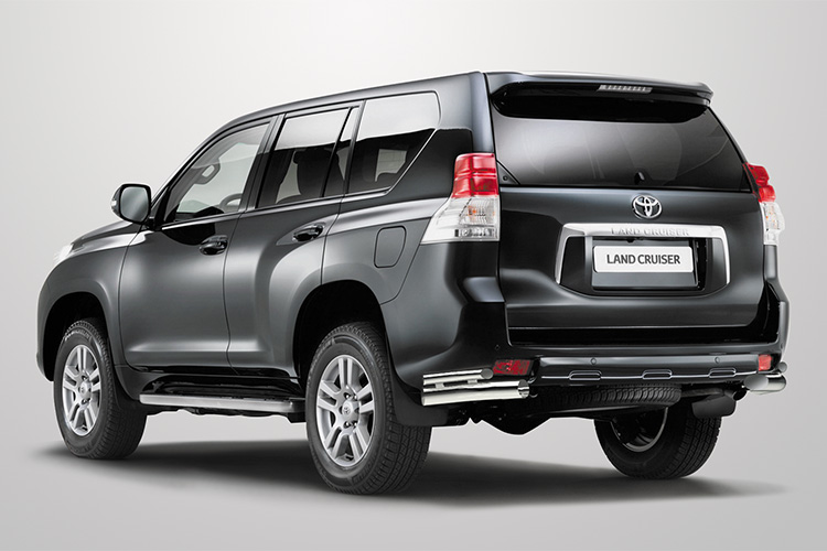 ЗАЩИТА ЗАДНЯЯ "УГОЛКИ" ДВОЙНЫЕ D76/42 TOYOTA LAND CRUISER 150