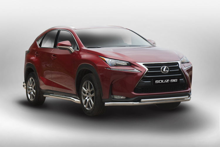 ЗАЩИТА ПЕРЕДНЯЯ ДВОЙНАЯ D60/42 LEXUS NX 2014