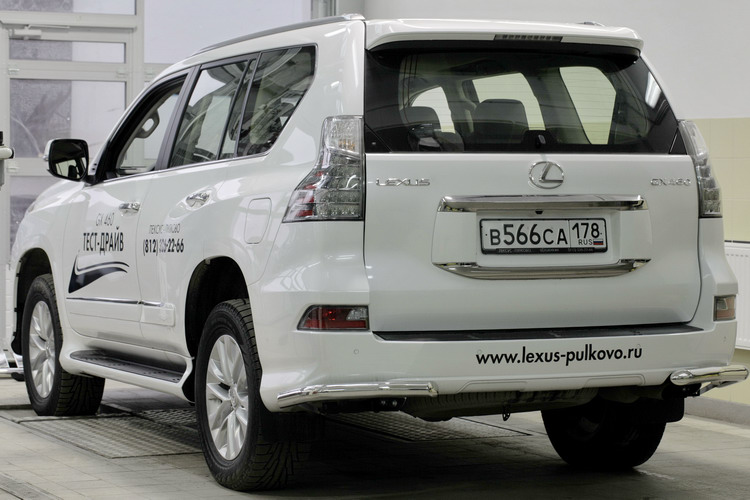 ЗАЩИТА ЗАДНЯЯ "УГОЛКИ" D60 LEXUS GX 460 2013