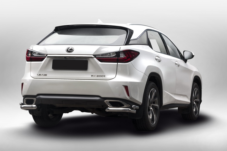 ЗАЩИТА ЗАДНЯЯ УГОЛКИ D60/42 ДВОЙНЫЕ LEXUS RX 2015