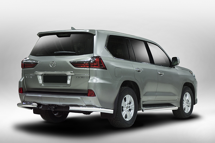 ЗАЩИТА ЗАДНЯЯ "УГОЛКИ" D76 LEXUS LX 2015