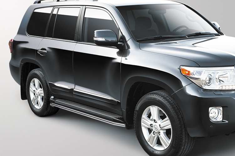 ЗАЩИТА ШТАТНЫХ ПОРОГОВ D42 TOYOTA LAND CRUISER 200