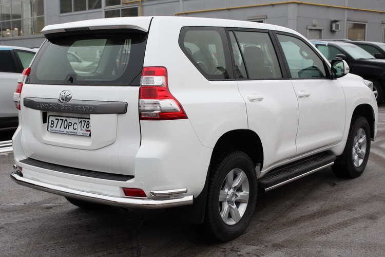 ЗАЩИТА ЗАДНЯЯ ДВОЙНАЯ D76/42 TOYOTA LAND CRUISER 150