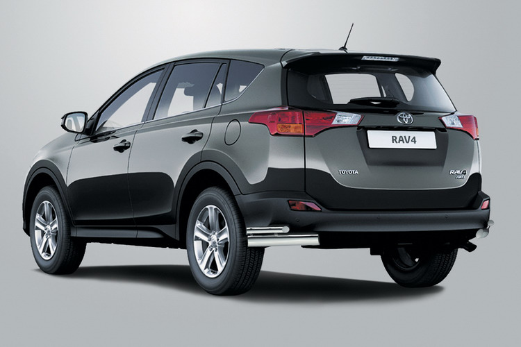 ЗАЩИТА ЗАДНЯЯ "УГОЛКИ" ДВОЙНЫЕ 75Х42/D42 TOYOTA RAV4 2012
