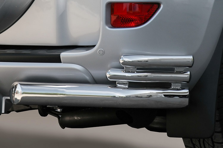 ЗАЩИТА ЗАДНЯЯ "УГОЛКИ" ТРОЙНЫЕ D76/42/42 TOYOTA RAV4 2010