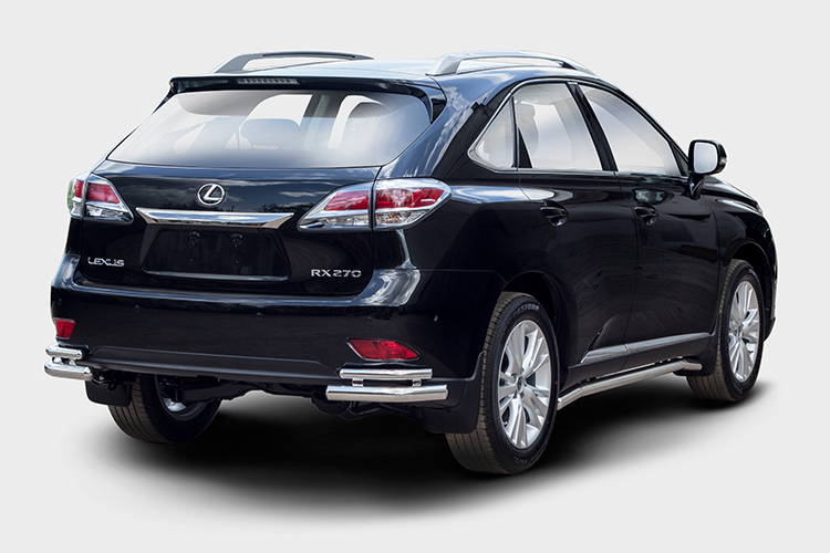 ЗАЩИТА ЗАДНЯЯ УГОЛКИ D60/42 ДВОЙНЫЕ LEXUS RX 2012