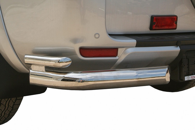 ЗАЩИТА ЗАДНЯЯ "УГОЛКИ" ДВОЙНЫЕ D76/42 TOYOTA RAV4 2009