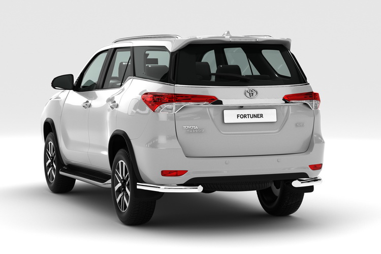 ЗАЩИТА ЗАДНЯЯ "УГОЛКИ" D76 TOYOTA FORTUNER 2017